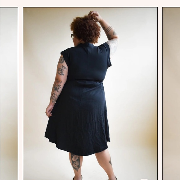 Altar Houseline Francis Wrap Dress Size 5X Vintage Retro 60’s 70’s Plus Artisan - Picture 13 of 16